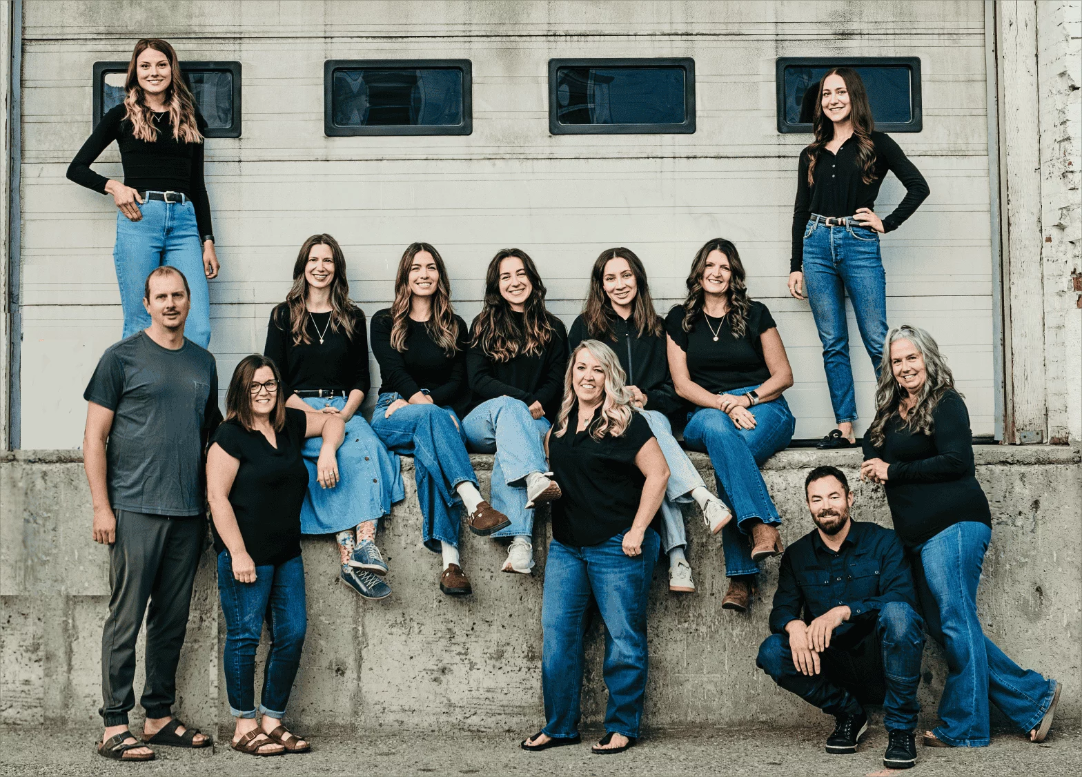 Front Street Dental team outside the clinic